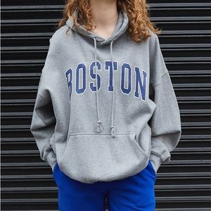 John Galt Heather Grey Boston Hoodie